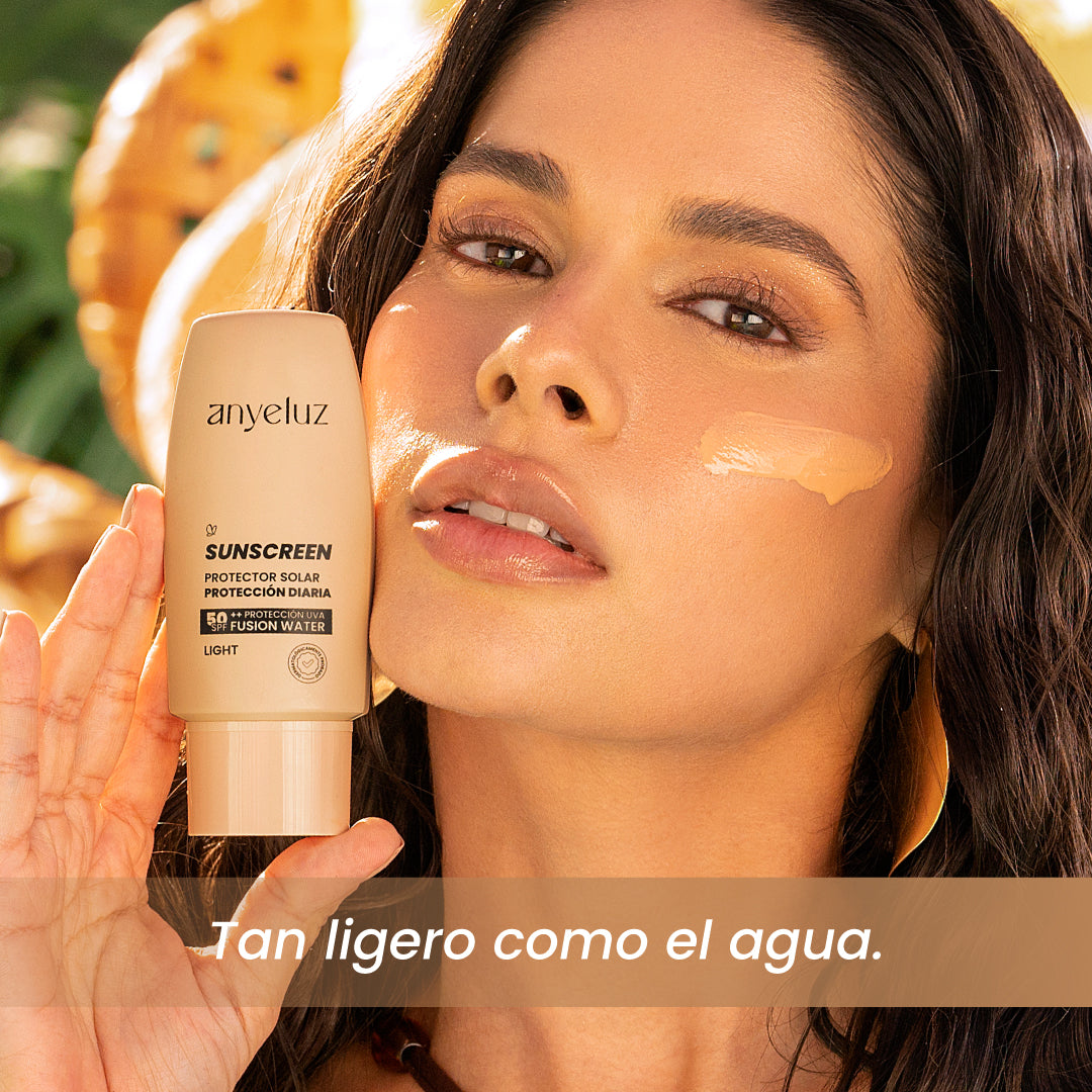 ANYELUZ PROTECTOR SOLAR SPF50+ FUSION WATER - TONO LIGHT 50ml